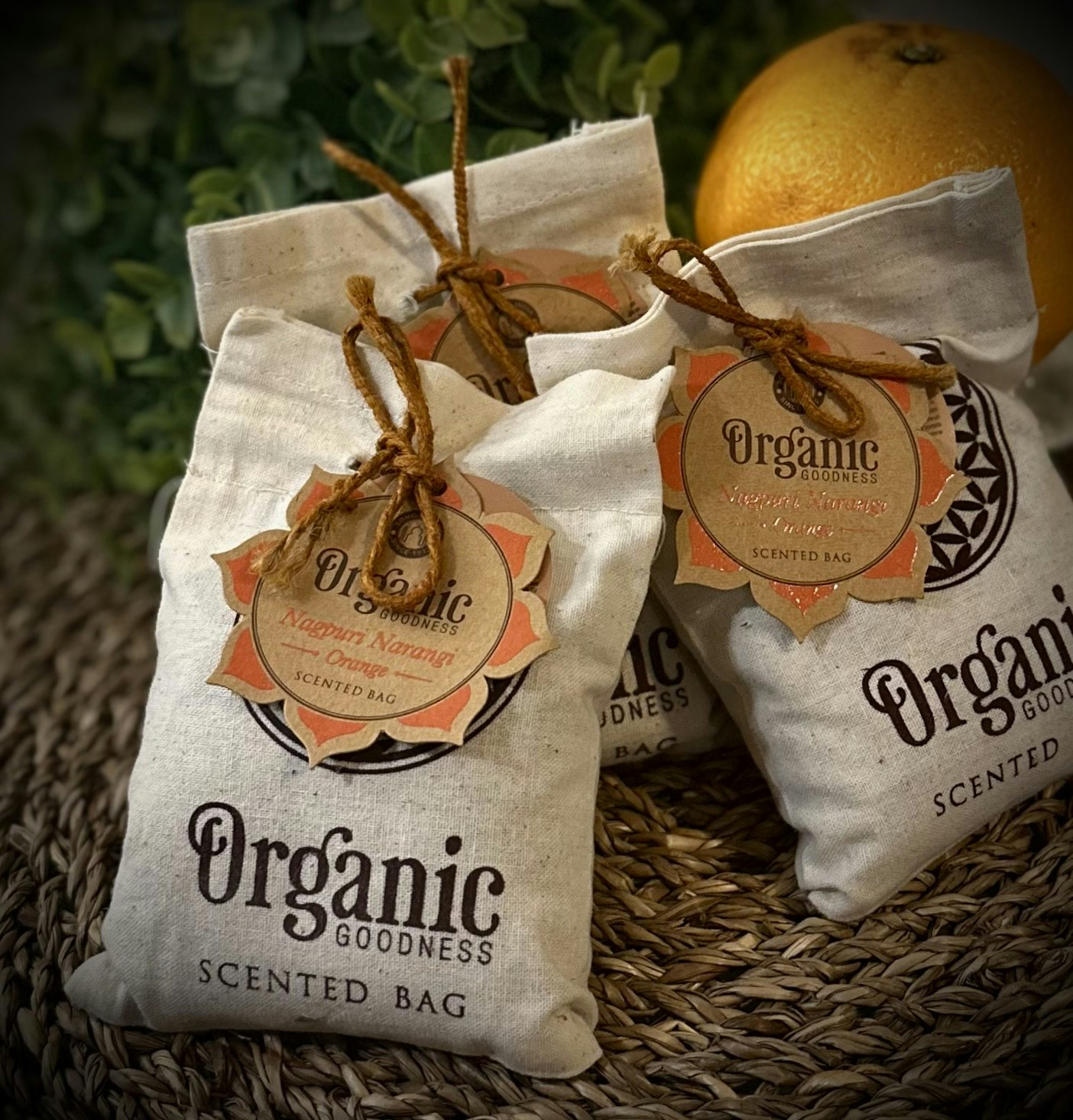 SONG OF INDIA ORGANIC GOODNESS Doftpåse | Orange