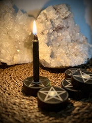 Spell Candle Ljushållare | Pentagram