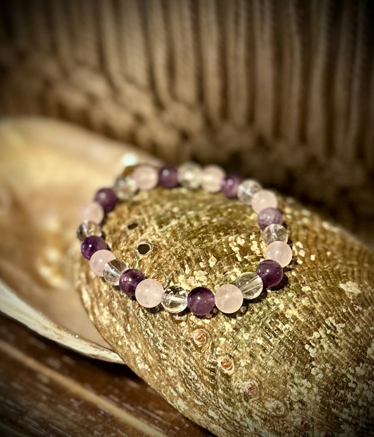 Armband | Den Gyllene Triangeln | 8-9 mm