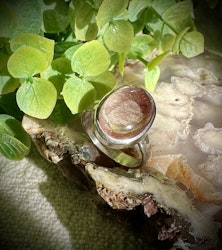 Kopparrutil Ring | 925 Sterling Silver | 19
