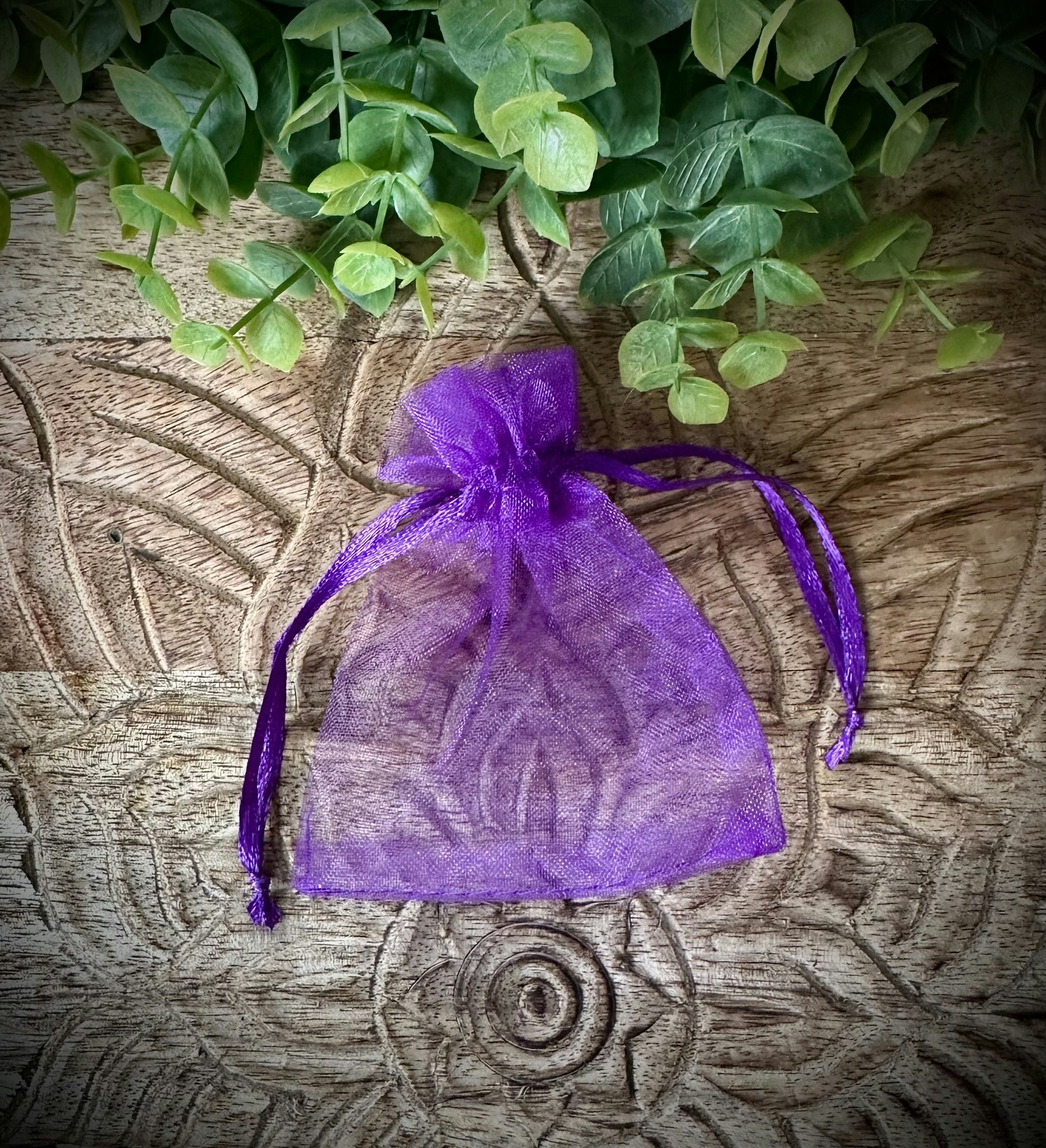 Organzapåse | 9x7 cm | Lila