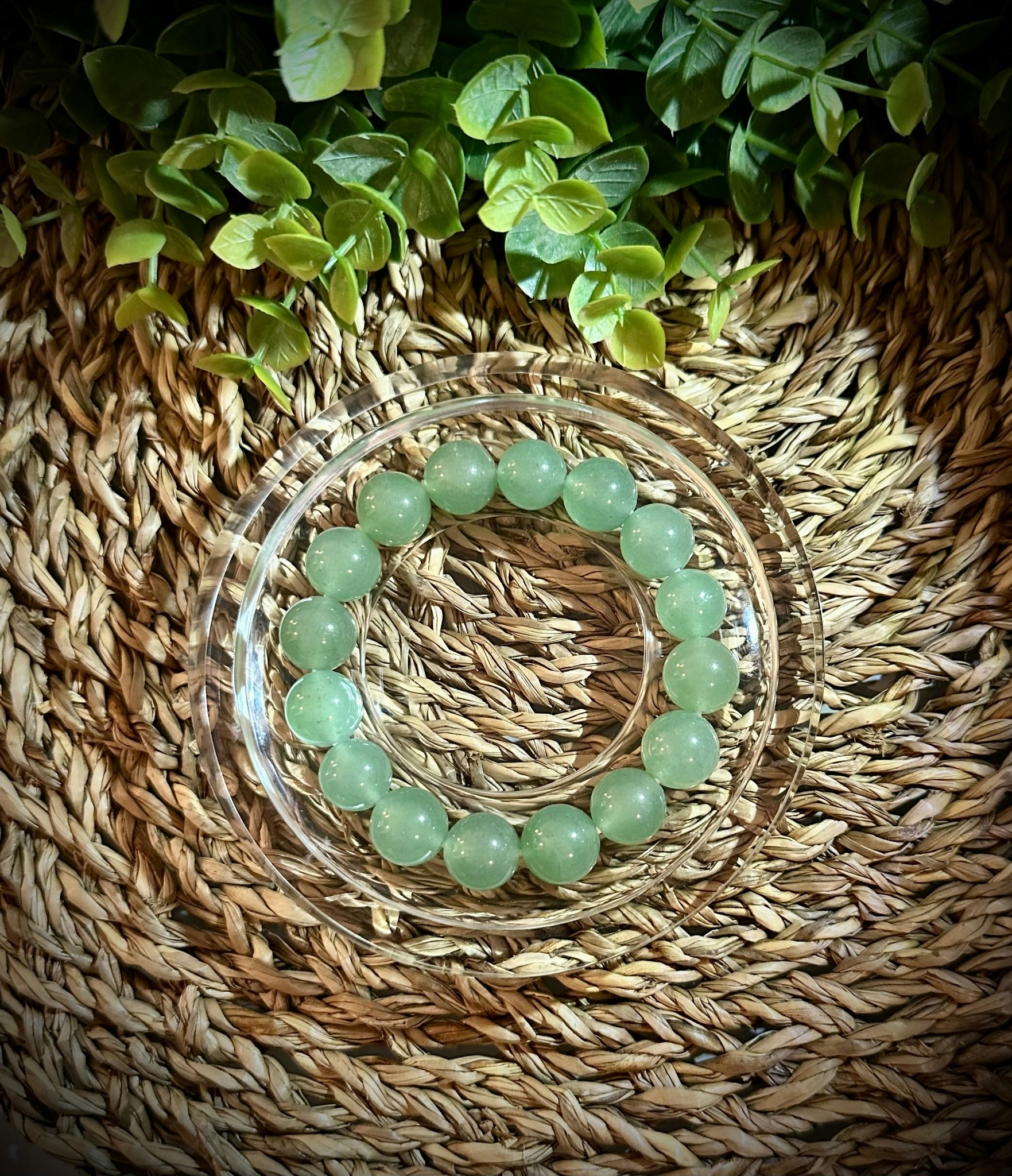 Grön Aventurin Armband | 12 mm