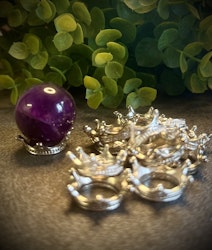 Silverfärgade Mini Klotställ