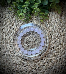 Blå Rosenkvarts Armband | 10-12 mm