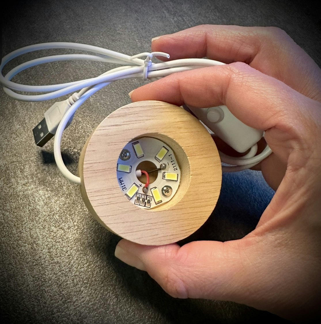 Ljusplatta | Klotställ USB