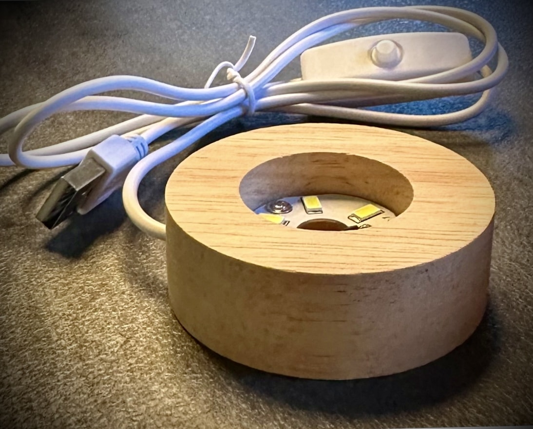 Ljusplatta | Klotställ USB