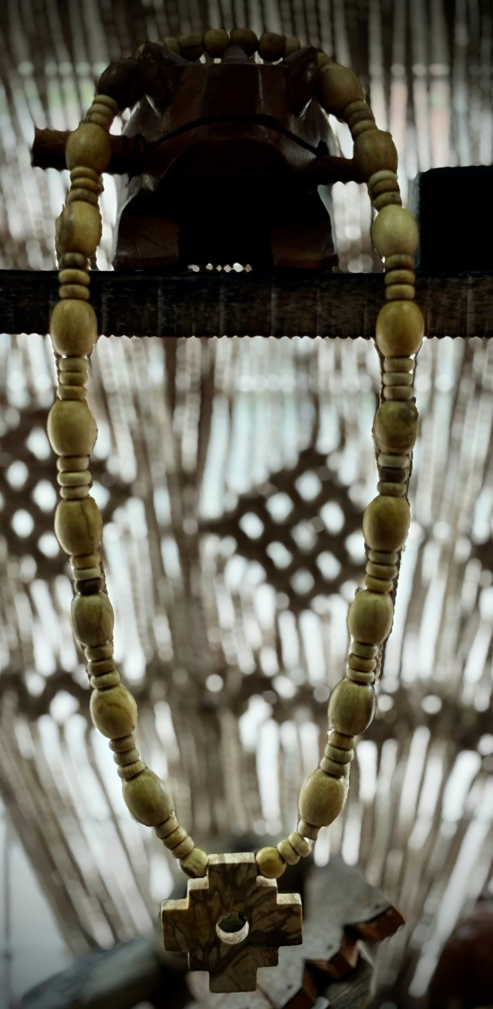 Palo Santo Halsband | Shaman Chakana Talisman