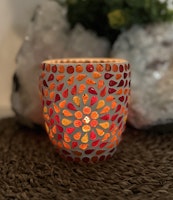 Mosaik Ljusstake Summer Sunset | Indien