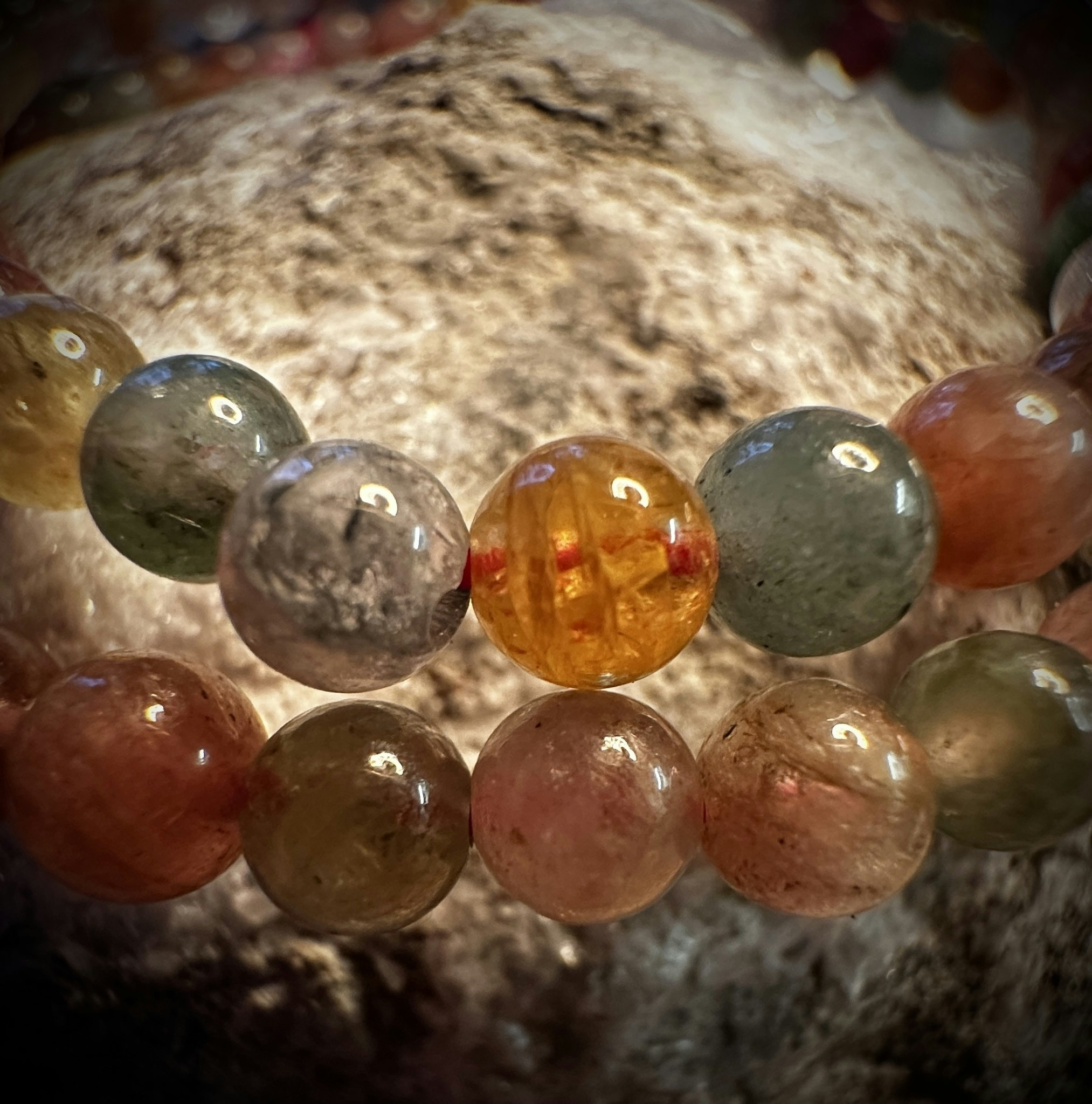 Turmalin Mix Armband | 4-5 mm