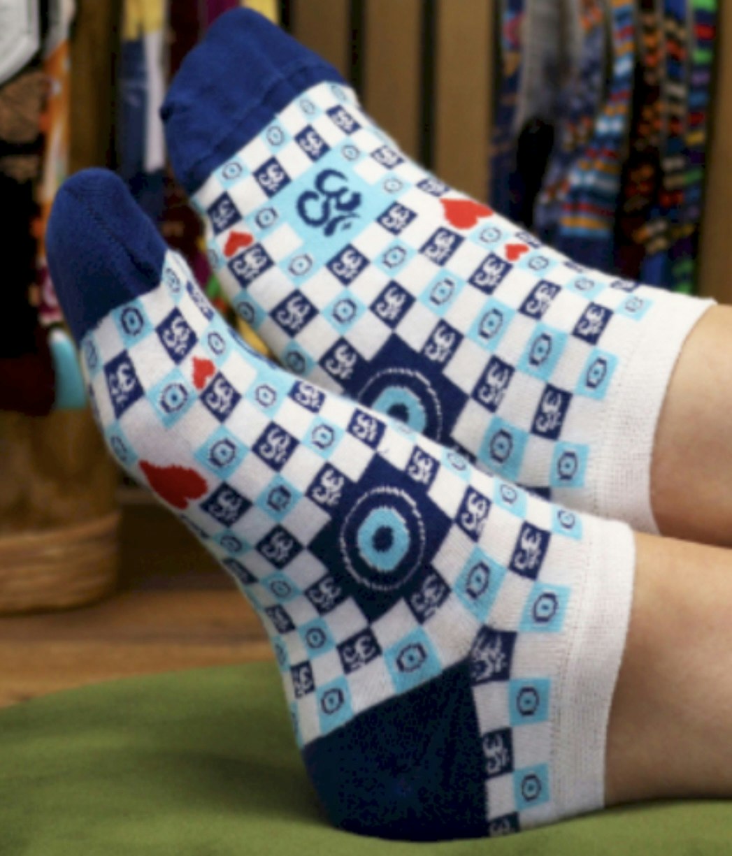 Låga Bambusockar | Hop Hare | Ohm Evil Eye ECO