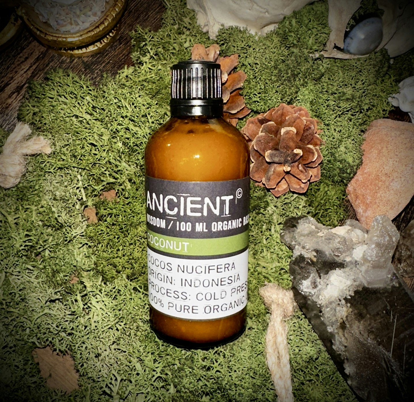 Basolja Kokosnöt 100% Naturlig 100ml