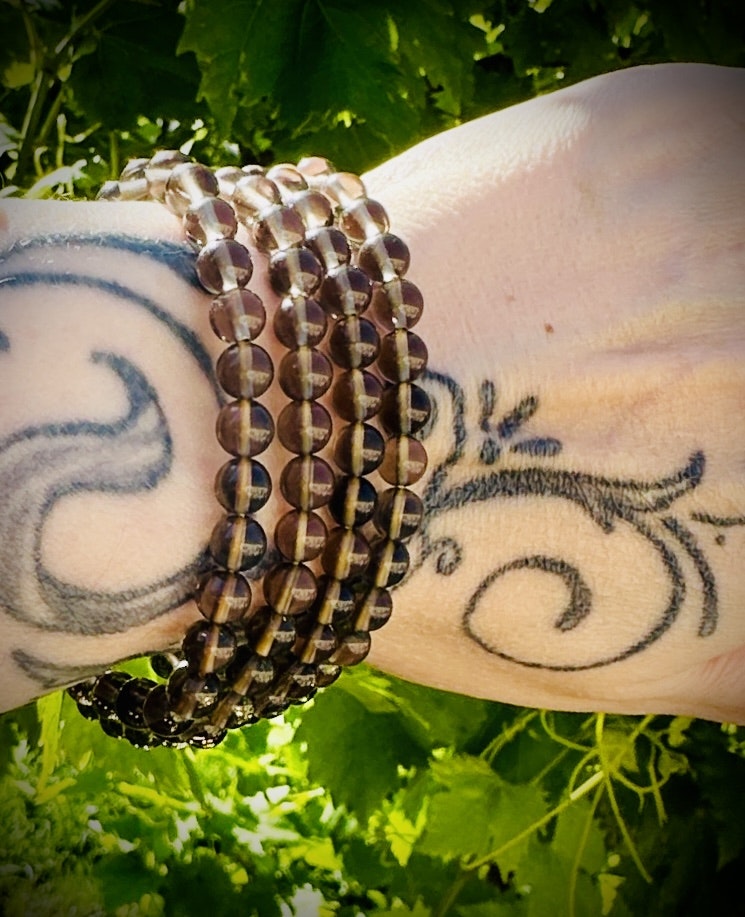 ”The Stone Of Grief” Apache Tår Armband | 6 mm