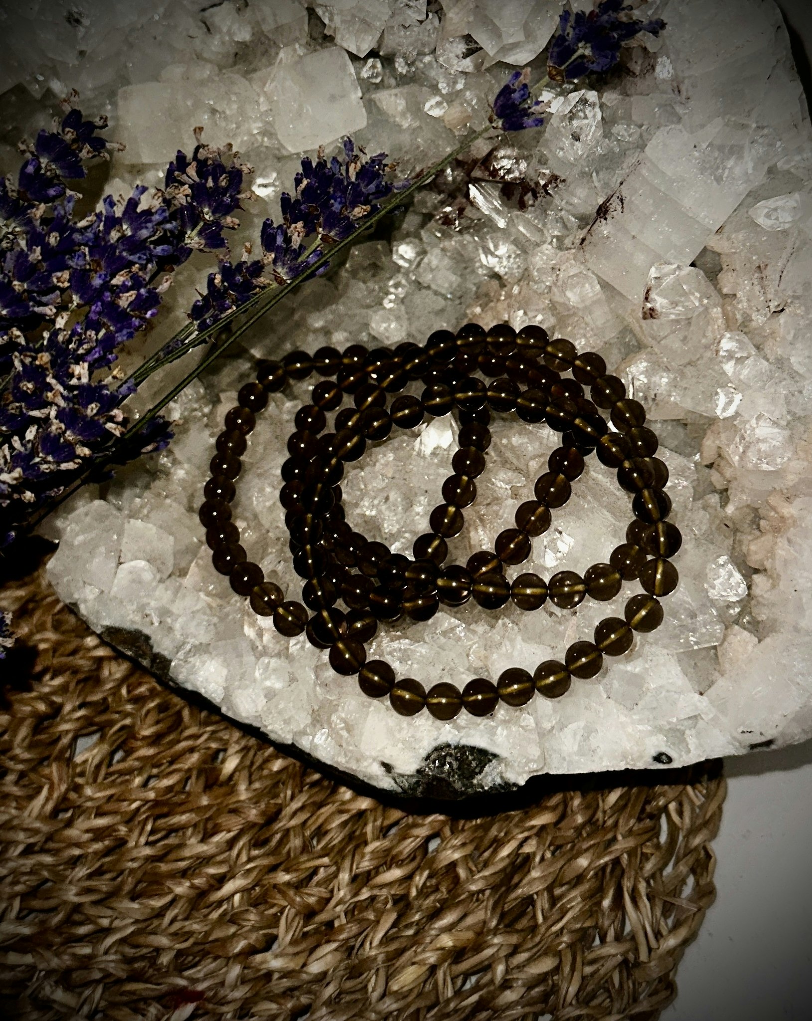 ”The Stone Of Grief” Apache Tår Armband | 6 mm