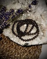 ”The Stone Of Grief” Apache Tår Armband | 6 mm