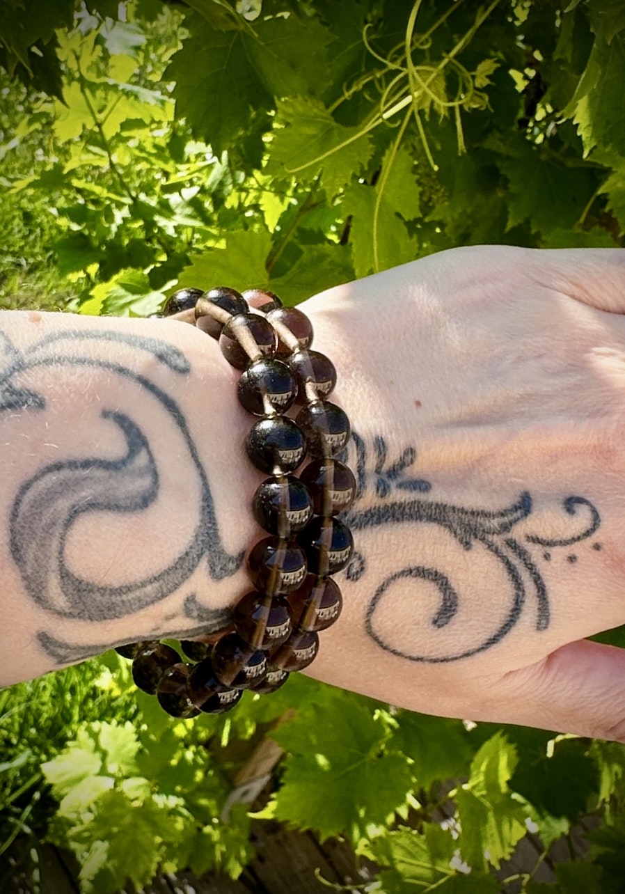 ”The Stone Of Grief” Apache Tår Armband | 10 mm