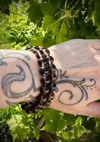 ”The Stone Of Grief” Apache Tår Armband | 10 mm