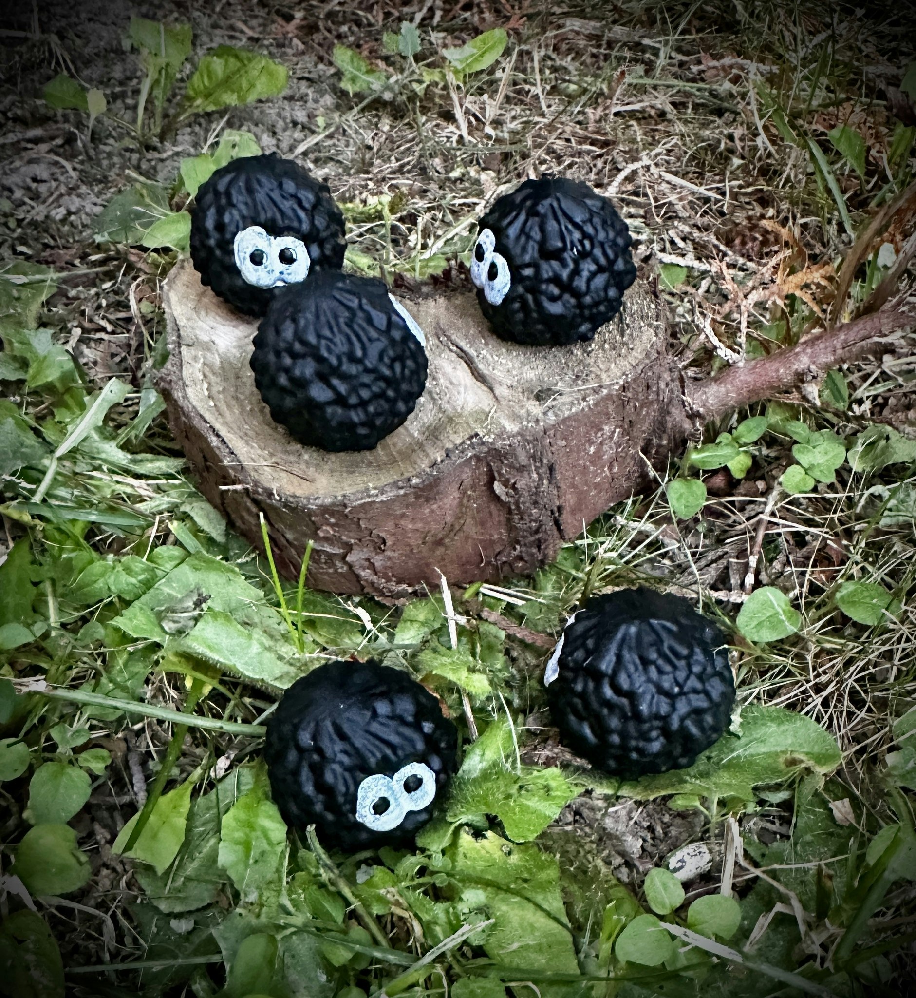 Svart Obsidian Sotälva