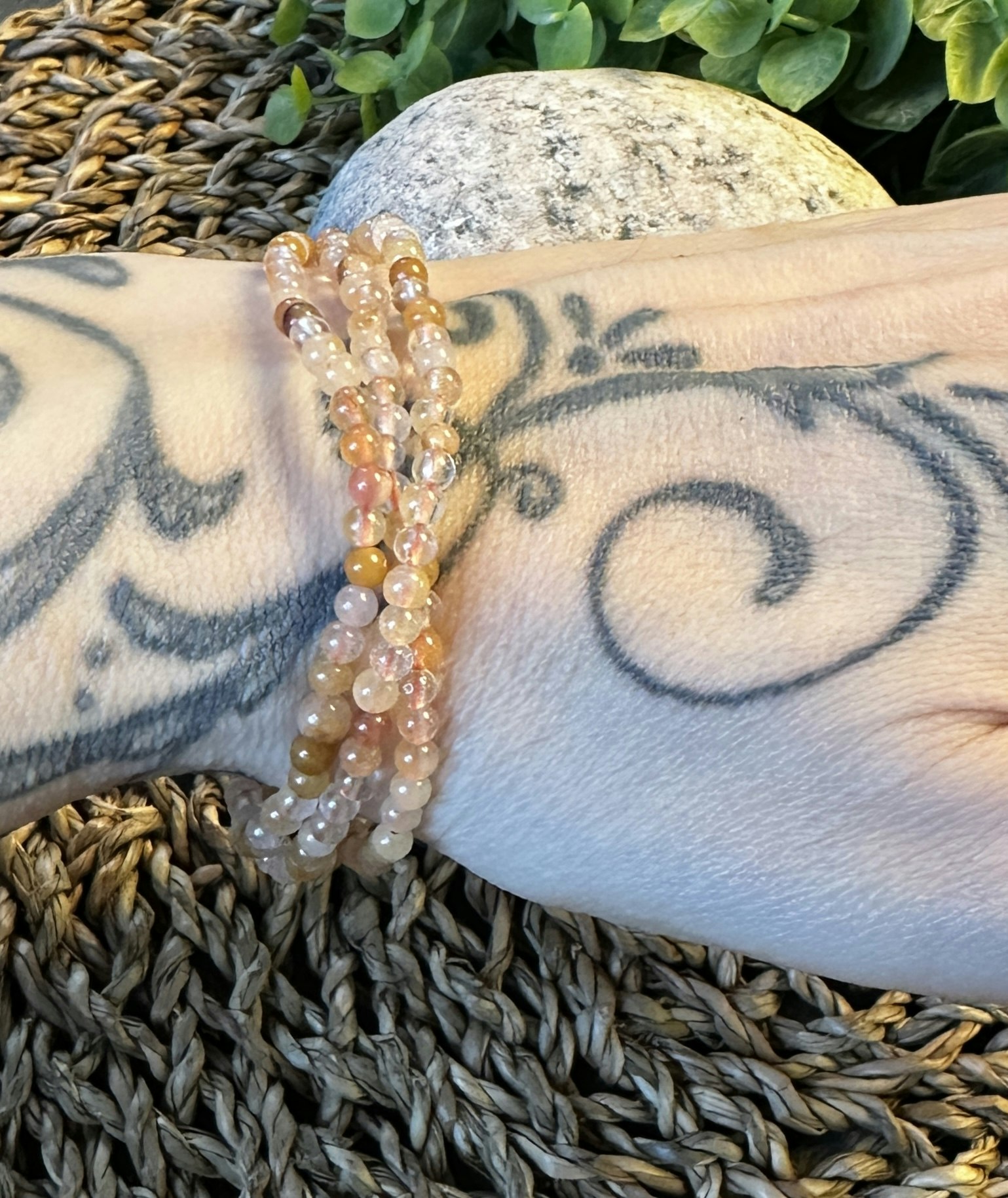 Rutilkvarts Armband | 3-4 mm