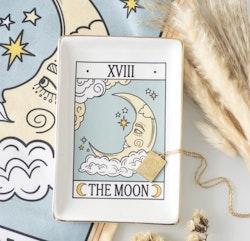 The Moon Vintage Tarot Prydnadsfat