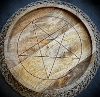 Pentagram Kristallnät 30 cm | Indien