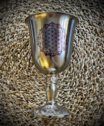 Flower Of Life Altarbägare 18 cm | Indien