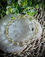 Naturlig Citrin Armband | 12 mm