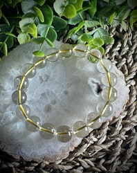 Naturlig Citrin Armband | 12 mm