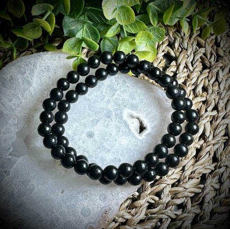 Shungit Armband | 6-7 mm