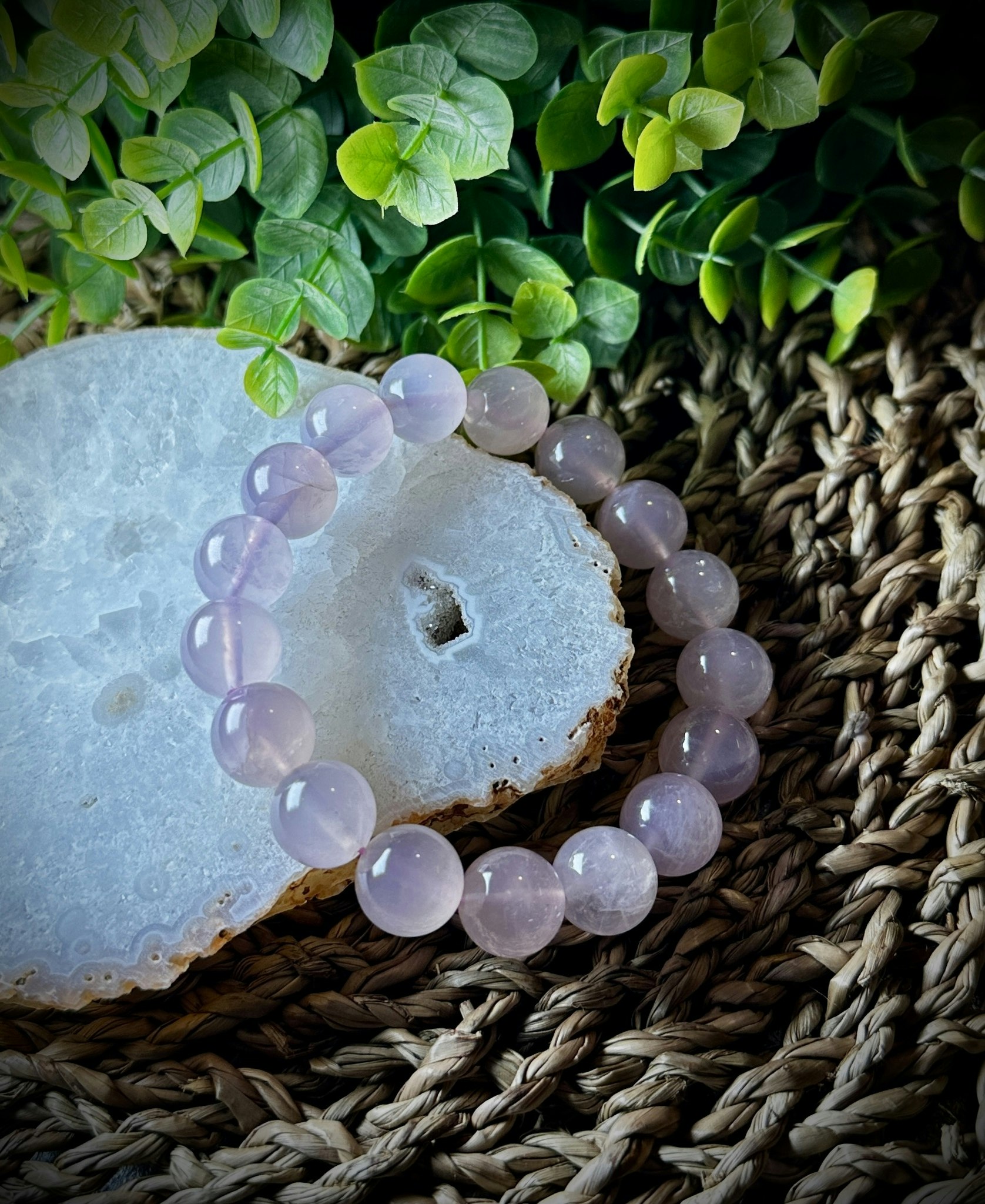 Rosenkvarts Armband | 12-13 mm