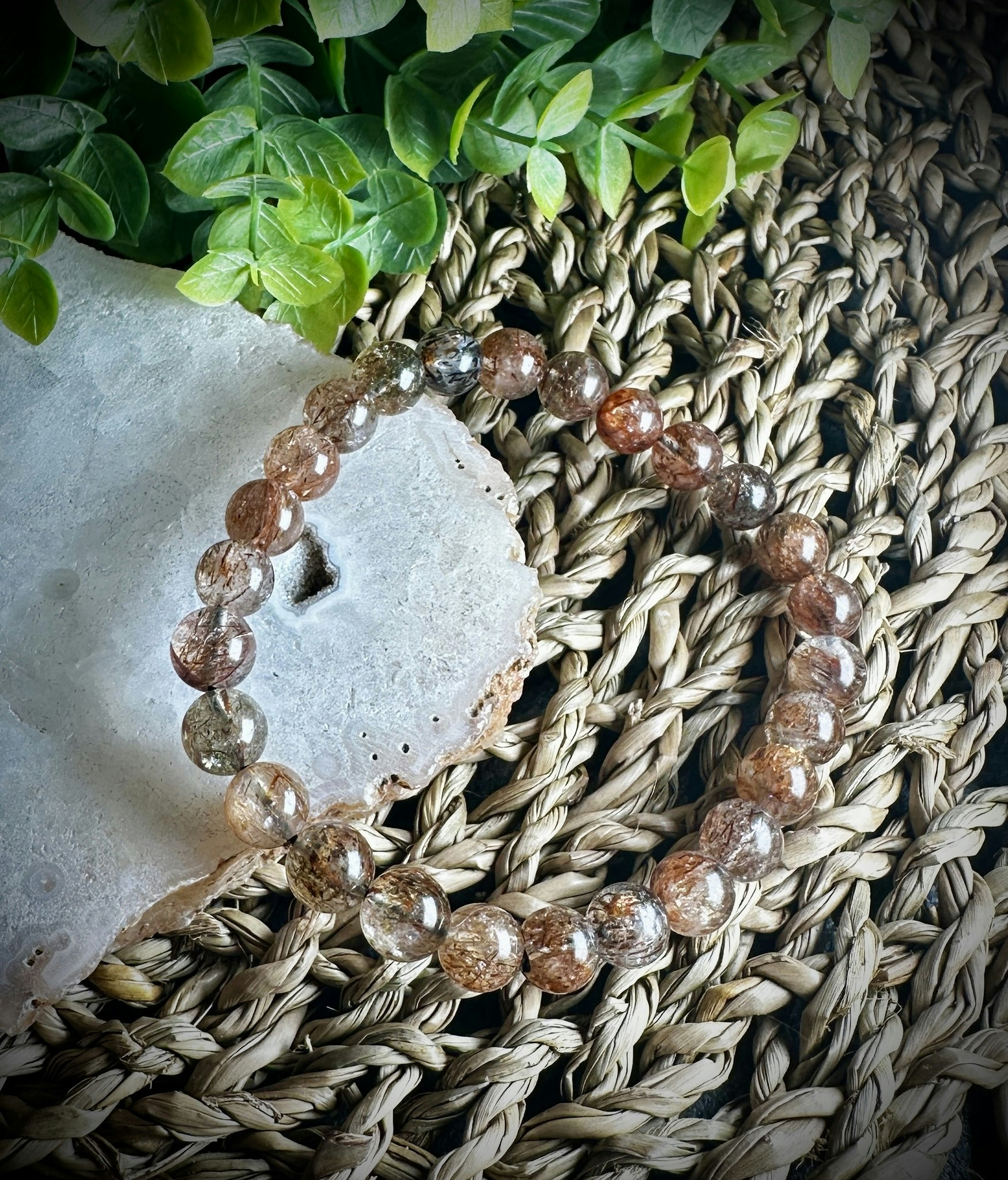 Kopparrutil Armband | 8 mm