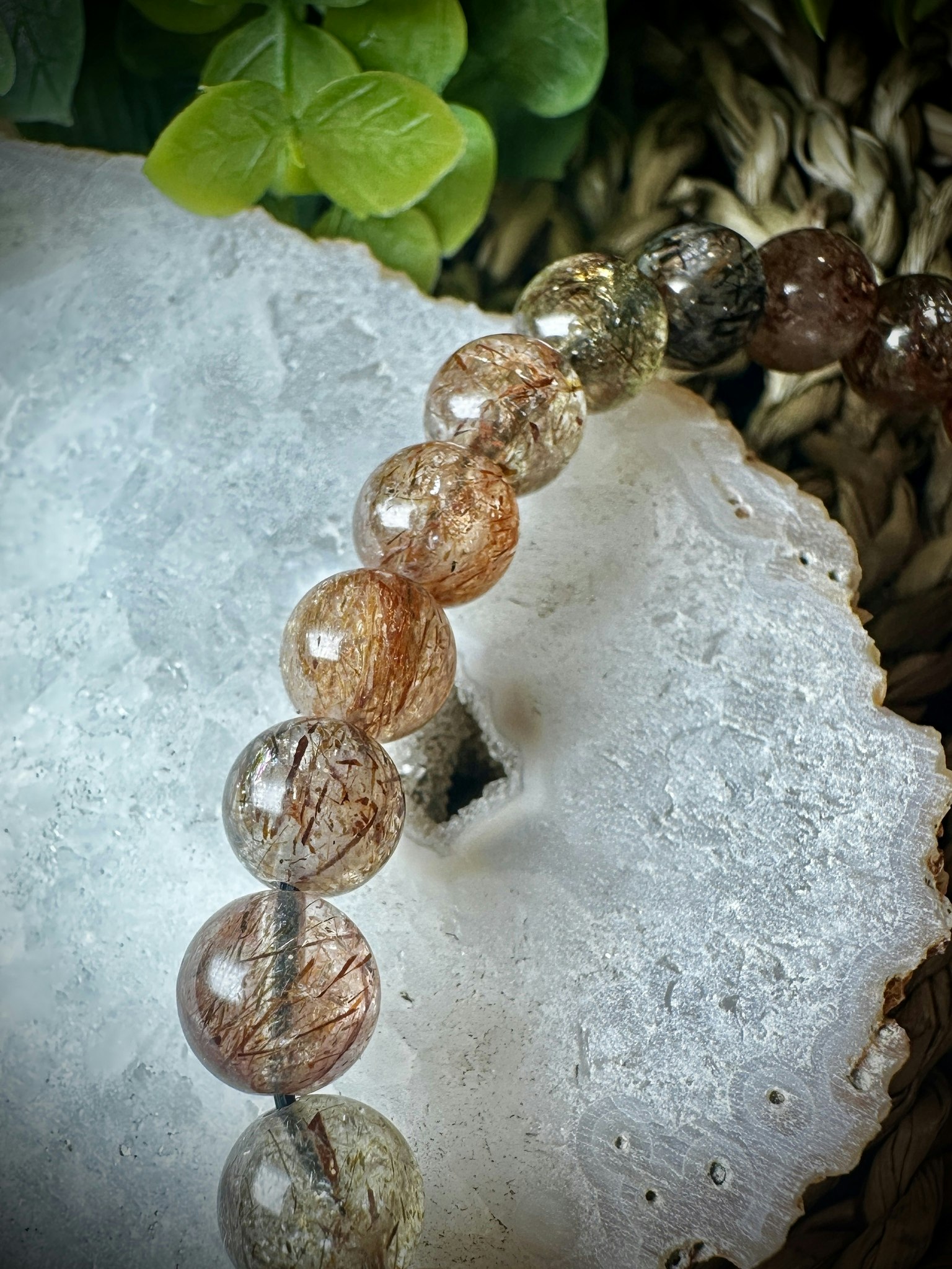 Kopparrutil Armband | 8 mm