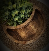 Skål Crescent Moon | Mangoträ | Indien | 25 cm