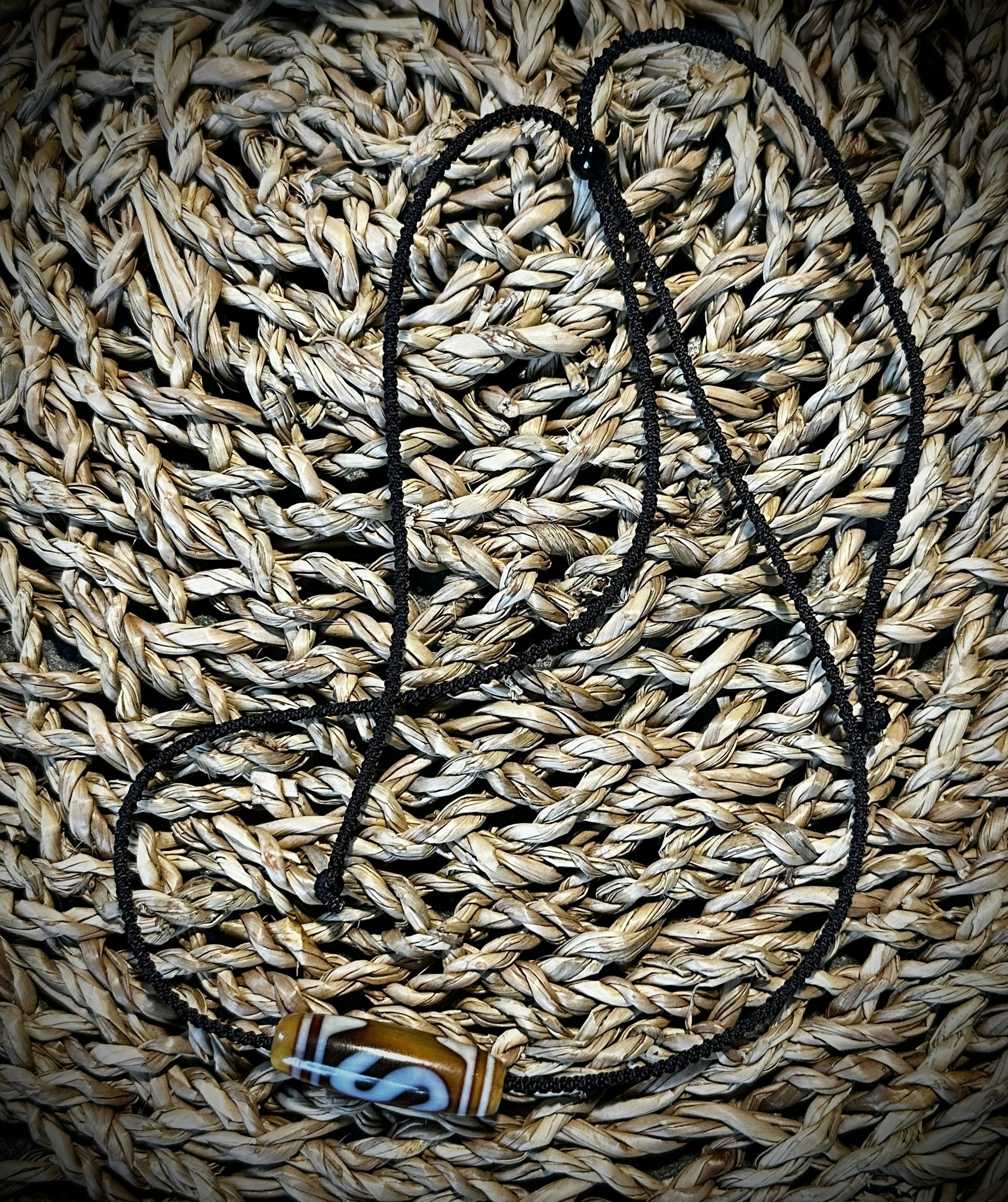 Tibetansk DZI Halsband