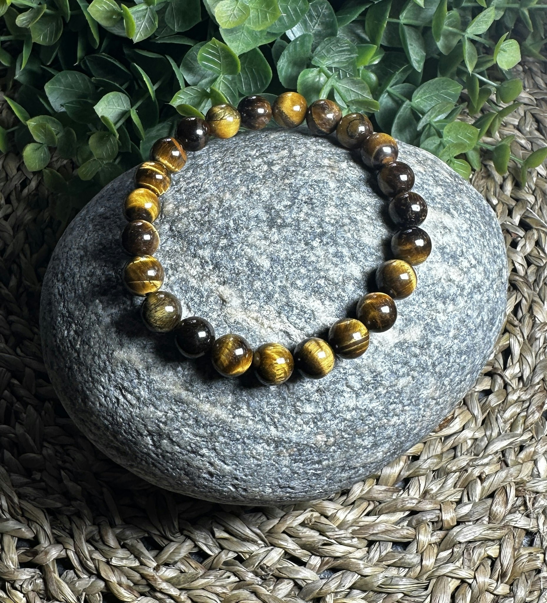 Tigeröga Armband | 8-9 mm