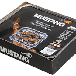 Mustang engångs rök/grill