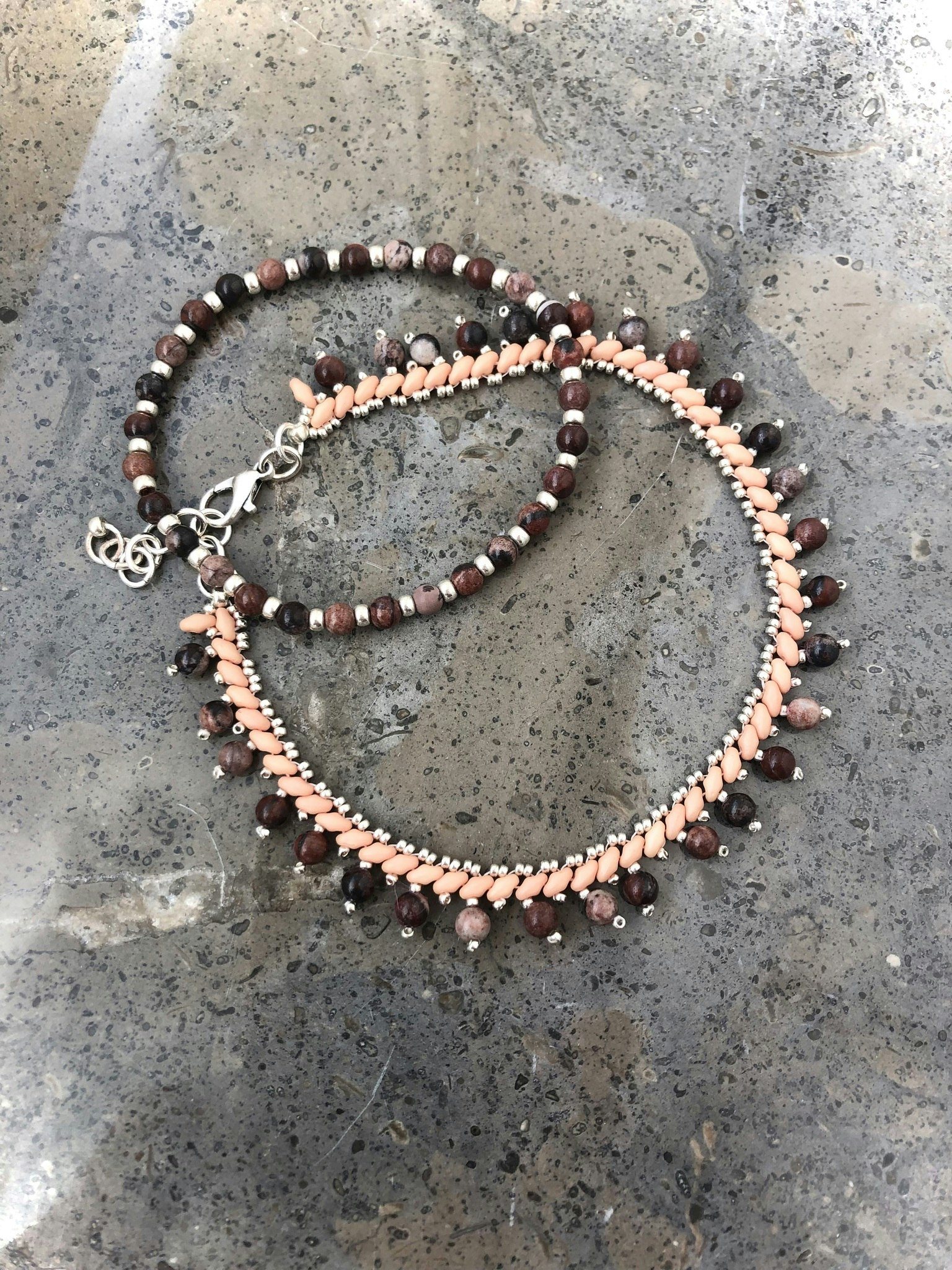 IOS Apricot vristlänk + armband