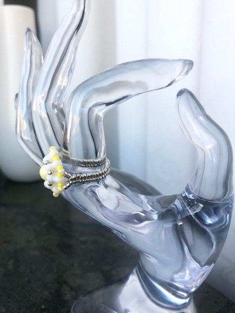 LEMON ROSE ring