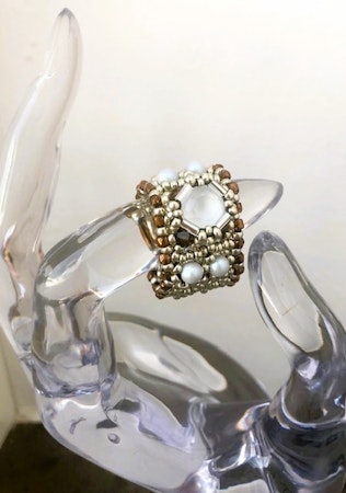 LOVE IT RING puderblå