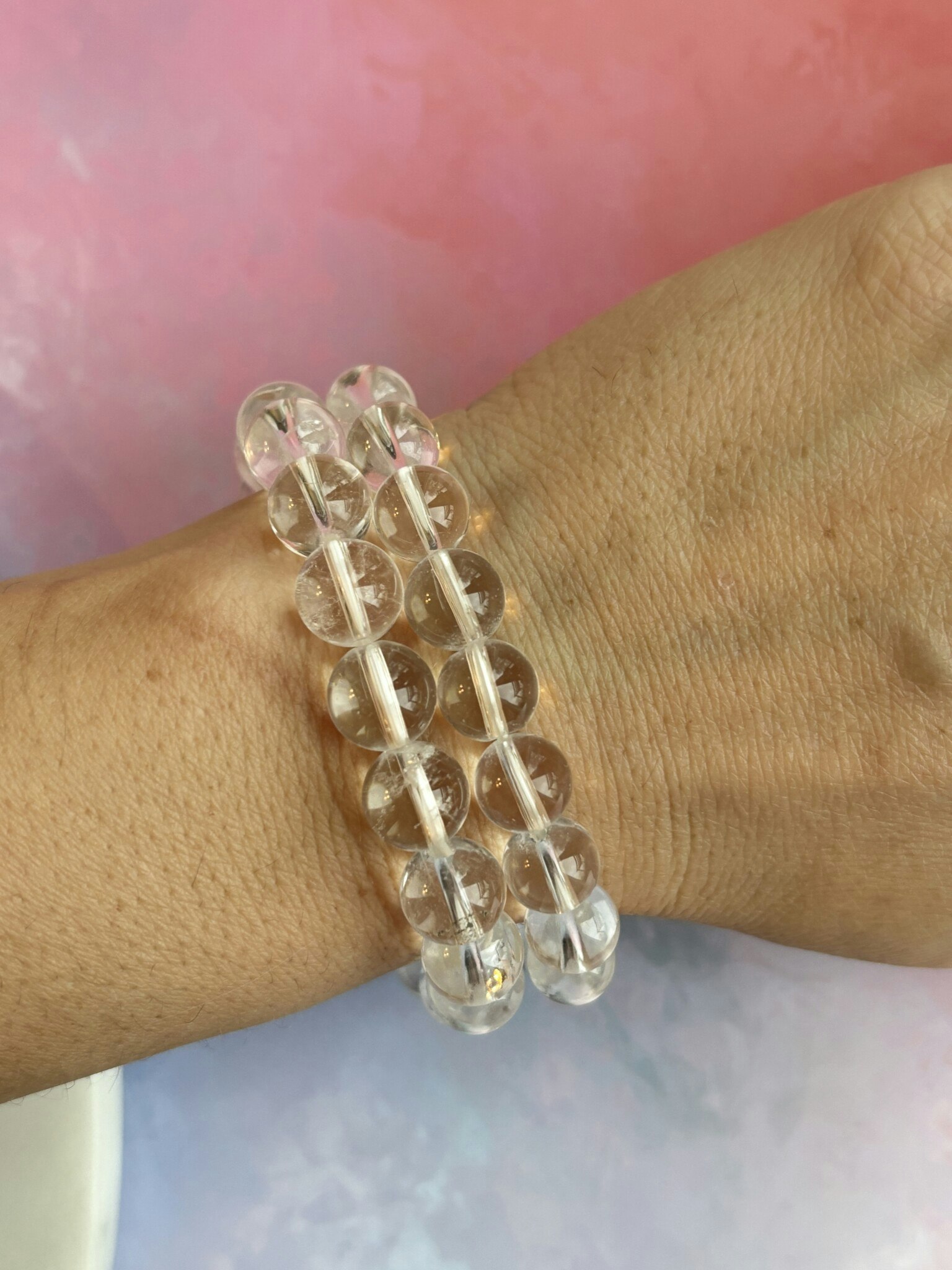 Bergkristall, armband