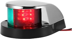 12v ledlanterna i kromad plast
