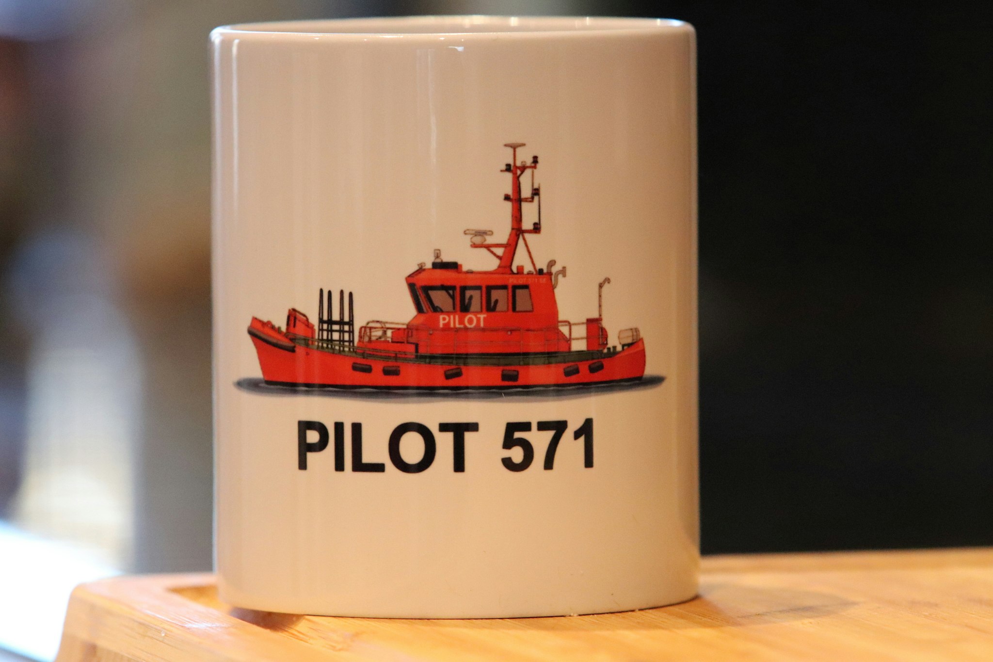 Lotsbåt 571 vit kopp 325ml