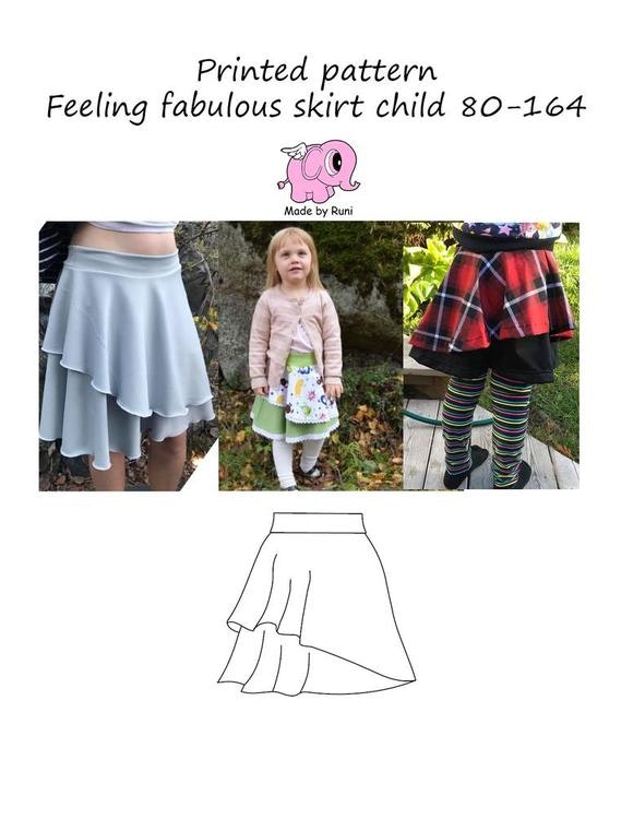 Made by Runi´s Feeling fabulous skirt paket,  barn + dam