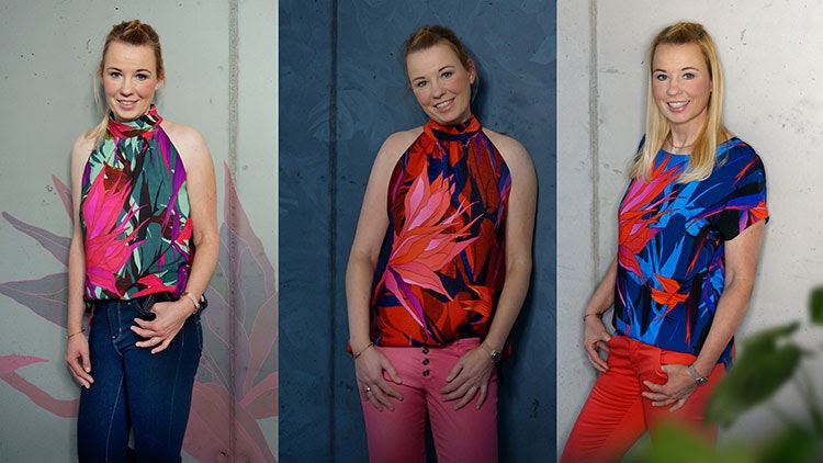 Paradise Bloom Bordeaux (viscose)
