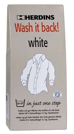 Wash it back! White
