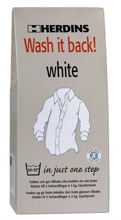 Wash it back! White