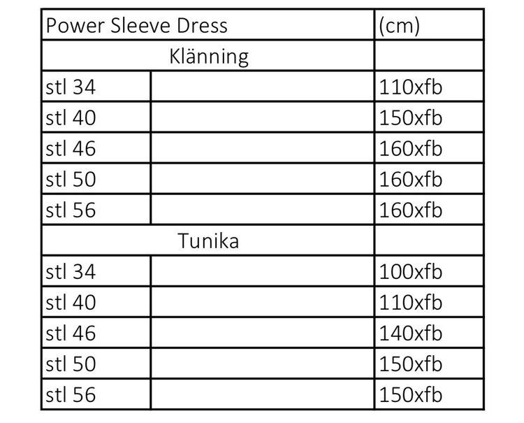 So Sew Me's Power Sleeve Dress stl. 34 - 56
