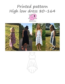 Made by Runi´s High low dress barn stl 80 - 164