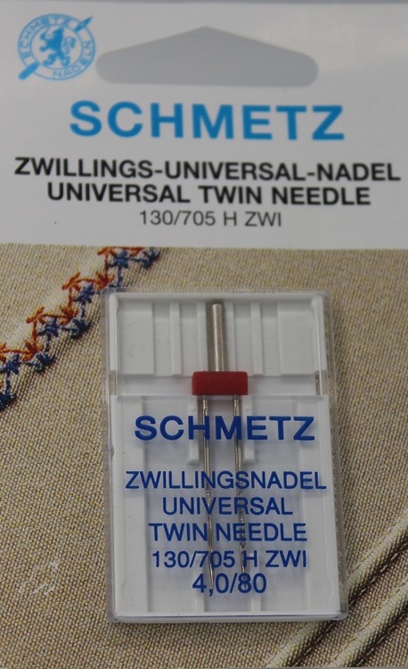 Schmetz Symaskinsnålar Tvilling Universal 4,0/80 (130/705 H ZWI)