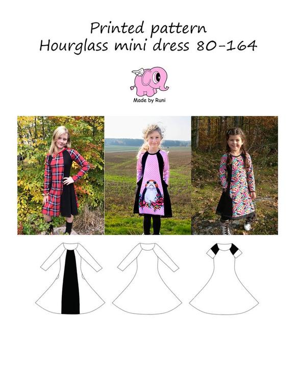 Made by Runi´s Hourglass Dress paket, barn + dam