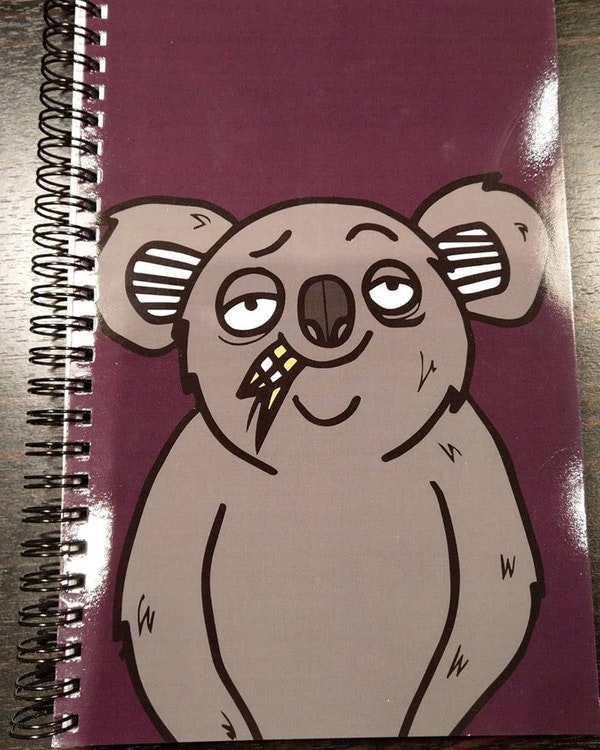 Anteckningsbok Koala Autumnpurple